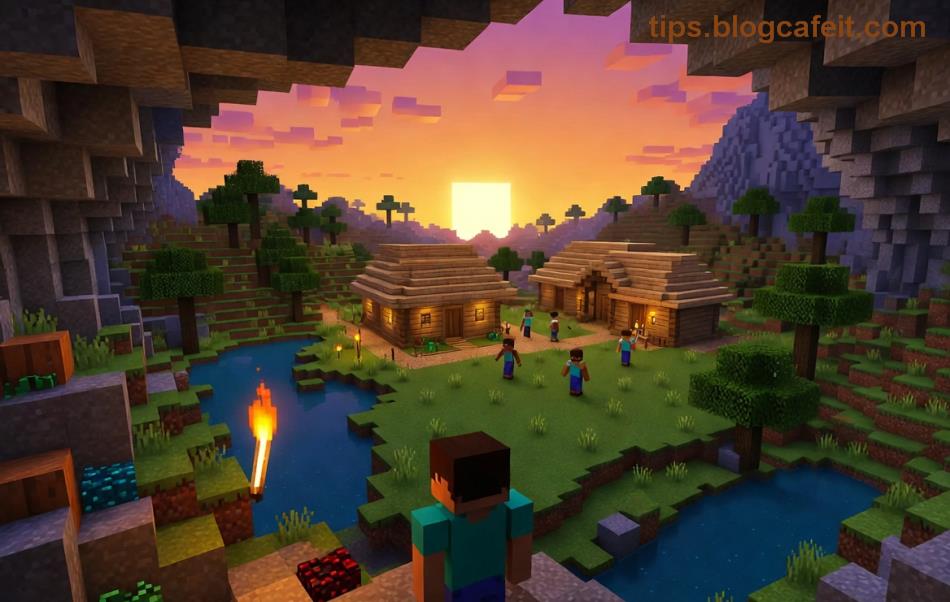 Minecraft multiplayer players fixing server errors together