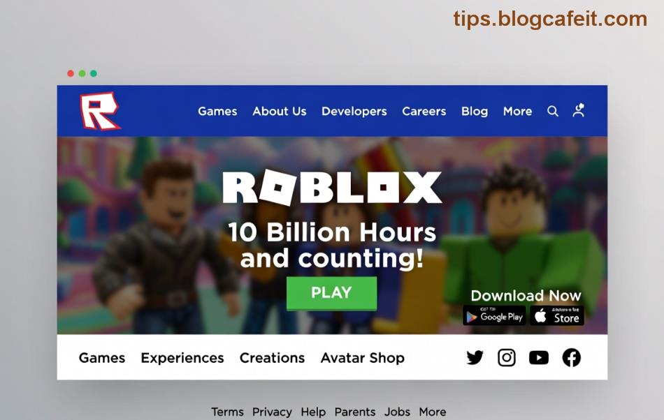 Roblox Premium интерфейс и ползи