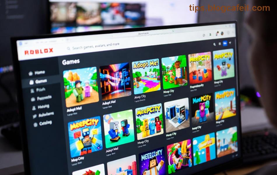 Roblox Chromebook képernyő