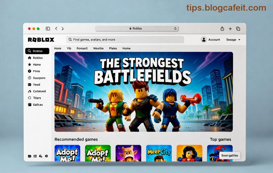 Přidávání přátel v Robloxu přes vyhledávání