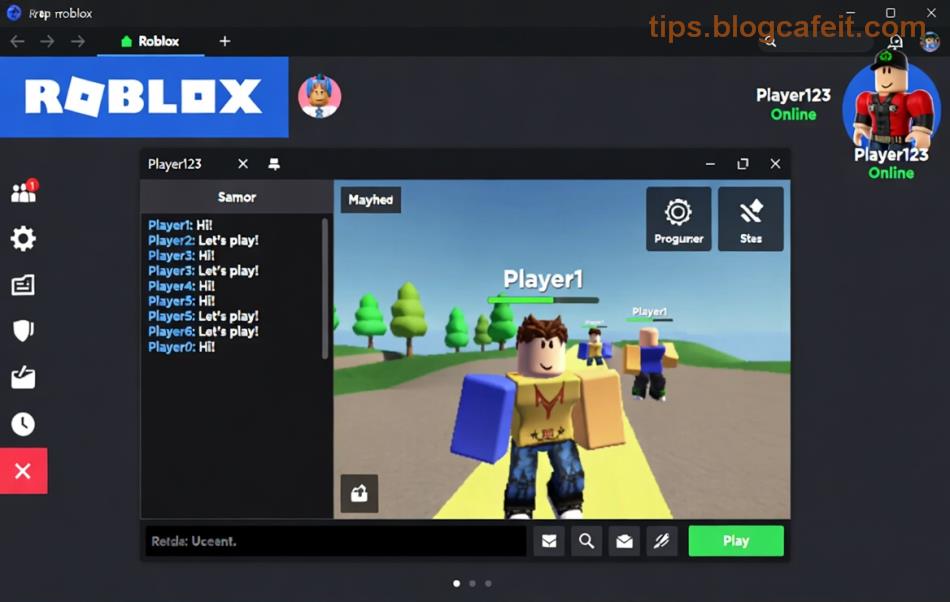 Slika Roblox instalacije na PC-u sa niskim specifikacijama