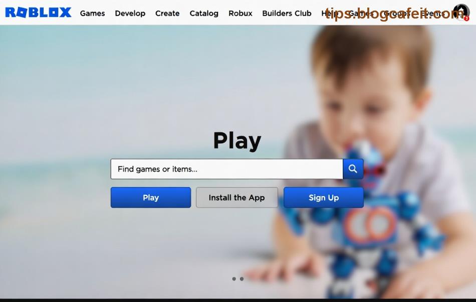Příklad pokročilého vyhledávání skrytých her na Robloxu