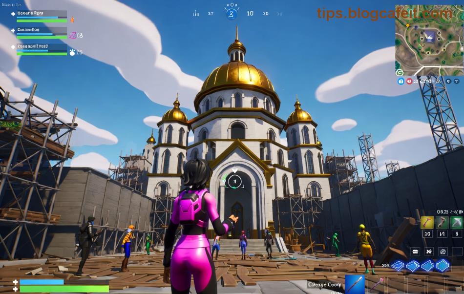 Fortnite crosshair beállítások képernyőkép