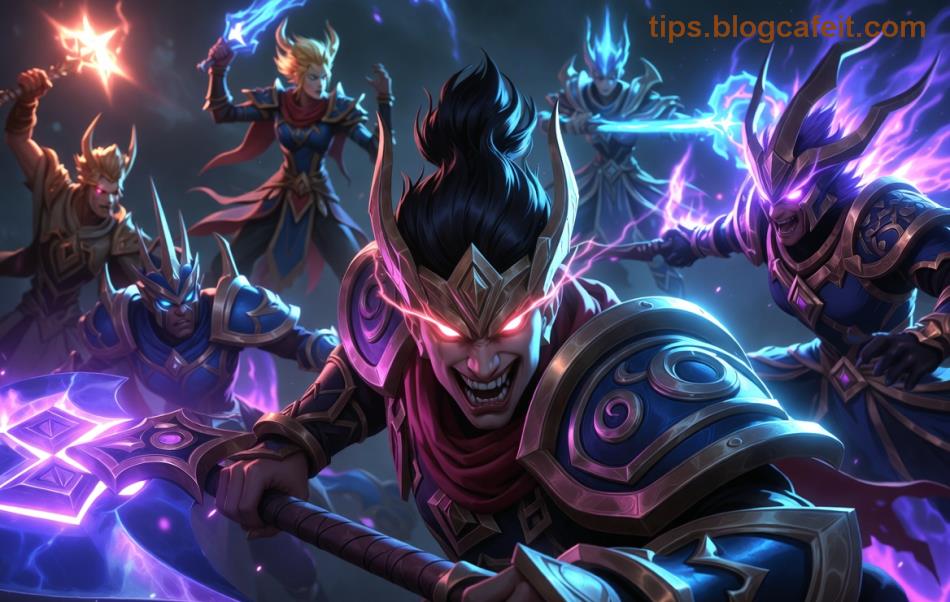 Hráč grinding mastery na League of Legends šampionovi