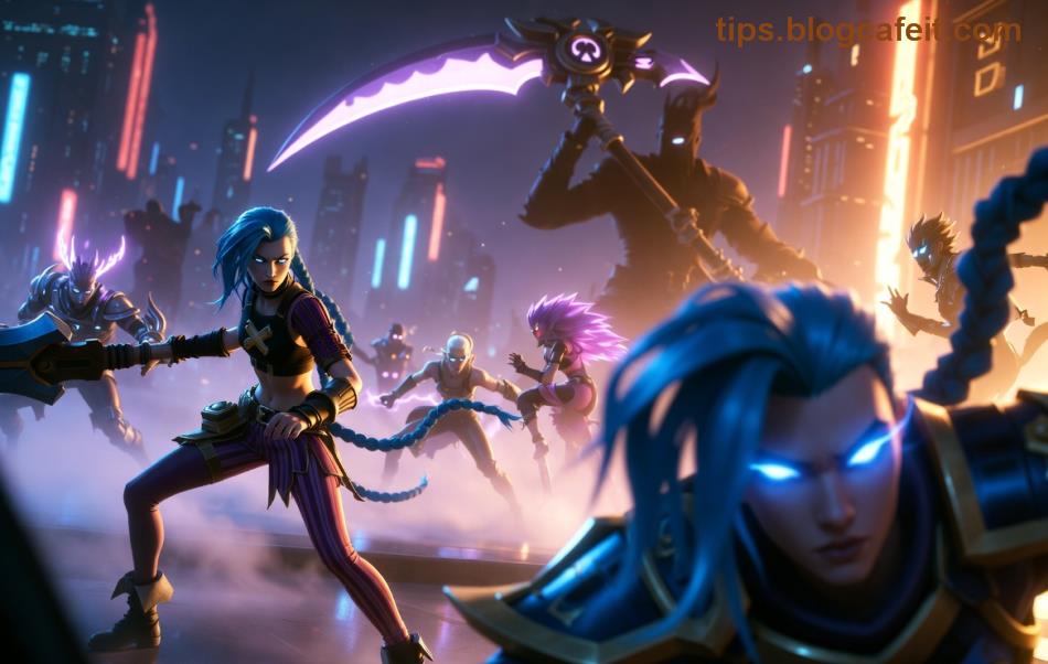 Příklad mlhy války na Summoner's Rift v League of Legends – temná oblast skrývající nepřítele