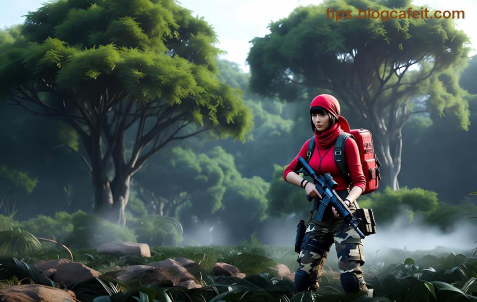 Free Fire solo loadout primjer sa SCAR i AWM u akciji