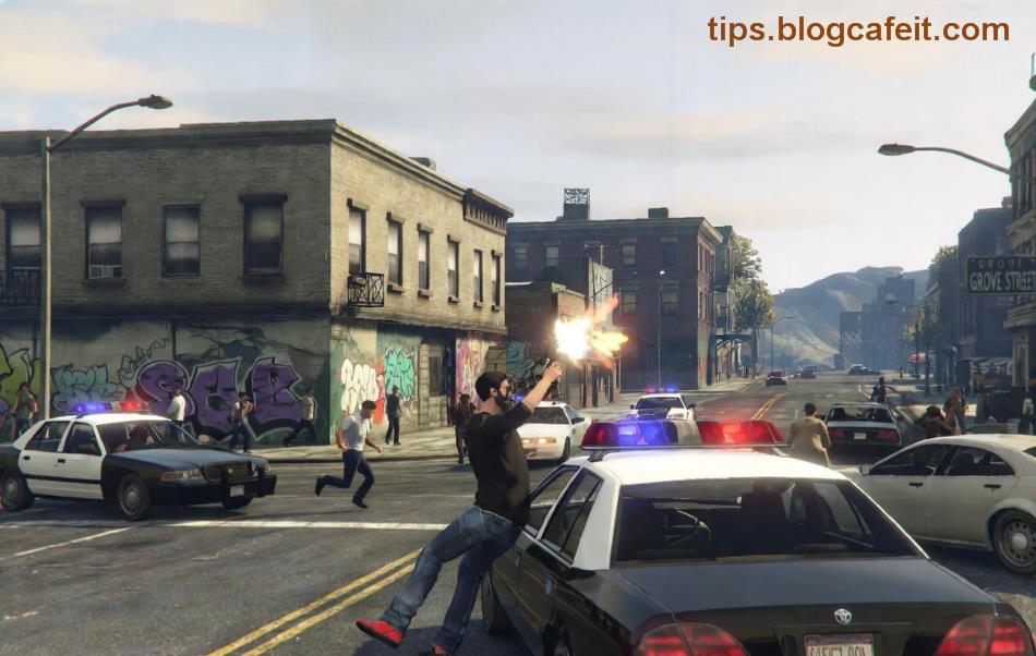 Екшън сцена от мисията на Dr. Dre в GTA Online