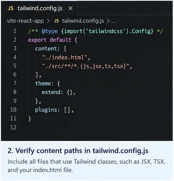 How to Fix "Tailwind CSS Styles Not Updating" in a Vite React App