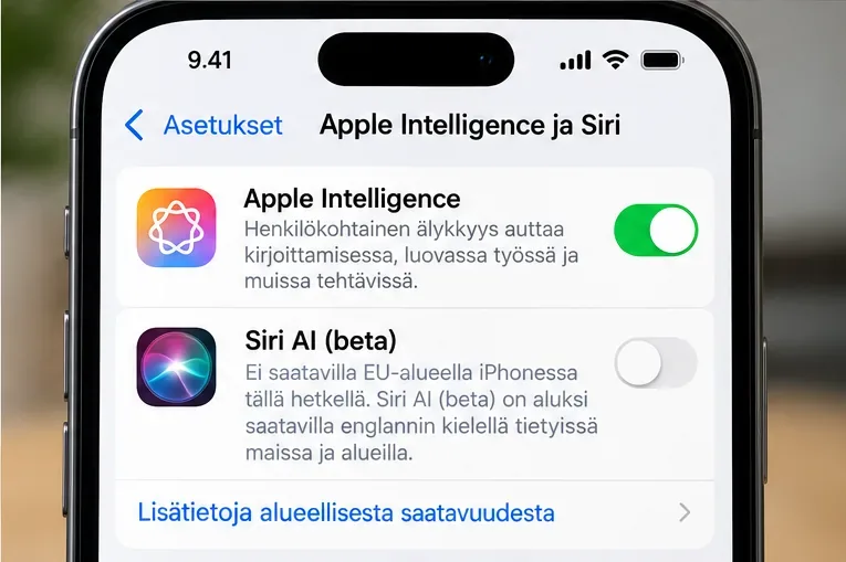 Siri AI iPhonessa EU-alueella: tarkista alueellinen saatavuus ennen asetusten muuttamista